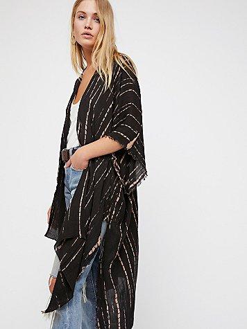 Cybil Washed Kimono By Free People