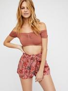 Fresh Picked Printed Tie Short By Free People