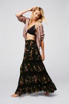 Free People Womens Morning Star Printed Maxi