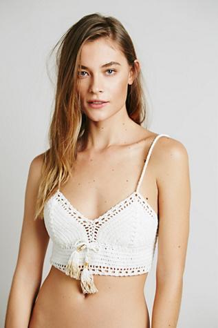 She Made Me Womens Gathered Bralette