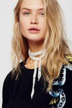 Chan Luu Womens Heart Of Glass Lace Neck