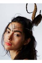 Organik Mechanik Womens Feather Tiara