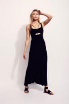 Free People Womens Hypnotized Knit Dress