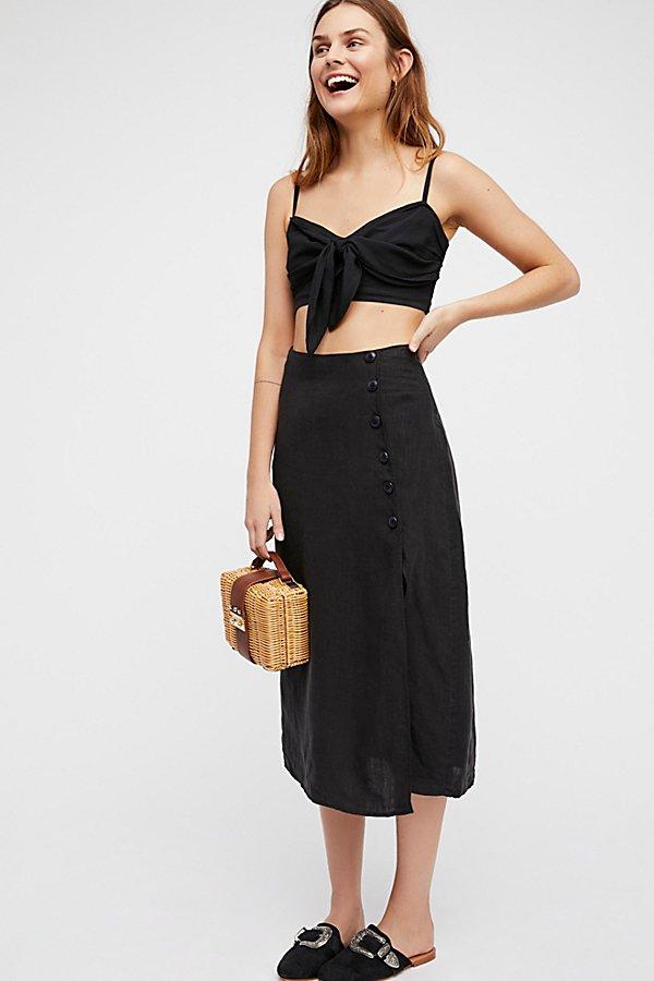 Roman Holiday Midi Skirt By Free People