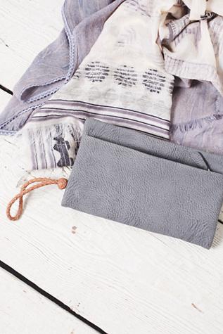 Free People Womens Isabella Vegan Leather Wallet