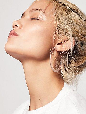 Free People Lucite Piercing Hoops