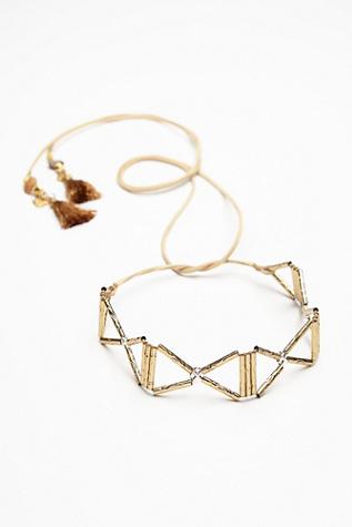 Deepa Gurnani For Free People Womens Lila Criss Cross Headband