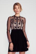 Ariel Pleated Mini Dress By Free People