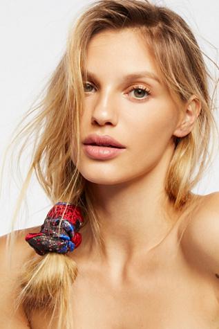 Metallic Brocade Scrunchie By Free People