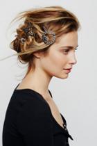 Free People Womens Brooch Barrette Set