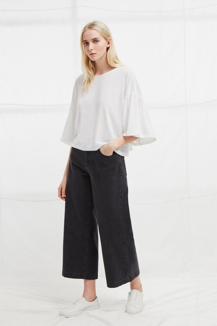 French Connenction Hetty Flare Sleeve T-shirt