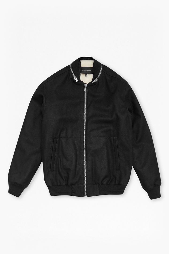 French Connection Reed Melton Bomber Jacket
