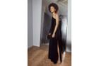 French Connection Aurore Velvet One Shoulder Maxi Dress