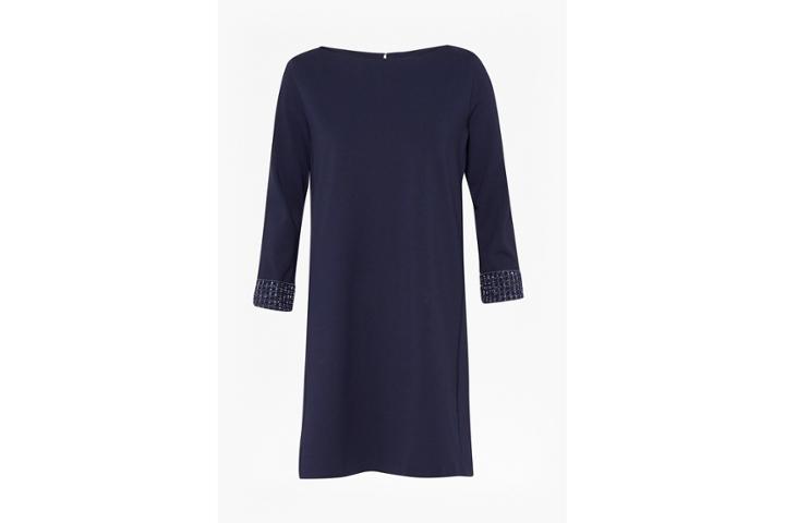 French Connection Crystal Shot Embellished Tunic Dress