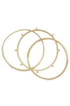 French Connenction Dotted Bangle Set