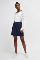 French Connenction Jule Contrast Stitch Skirt
