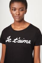 French Connenction Je T'aime Short Sleeve Tee