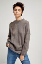 French Connenction Isabelle Knit Laddered Jumper