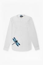 French Connection Dragonfly Cotton Brosnan Shirt