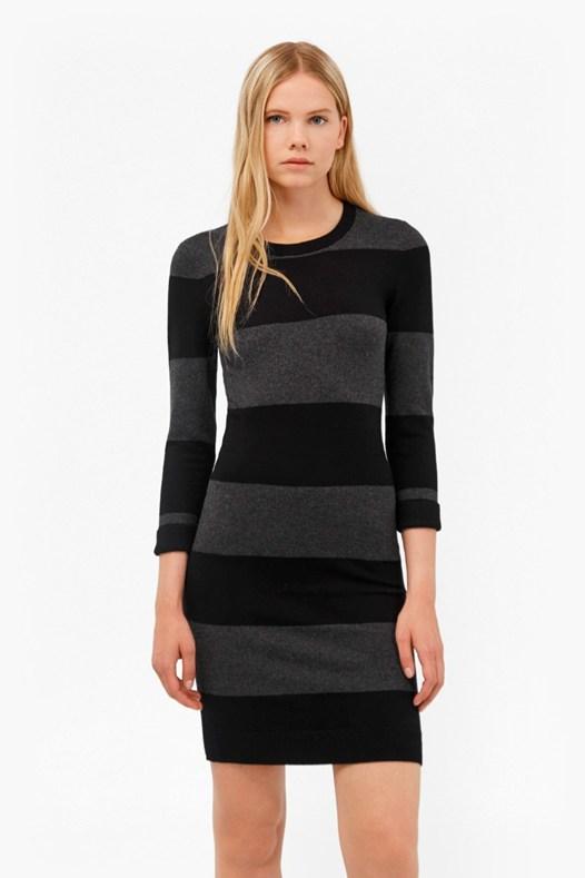 French Connection Rugby Stripe Bambi Dress