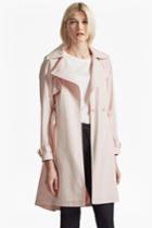 French Connection Oversized Lapel Trench