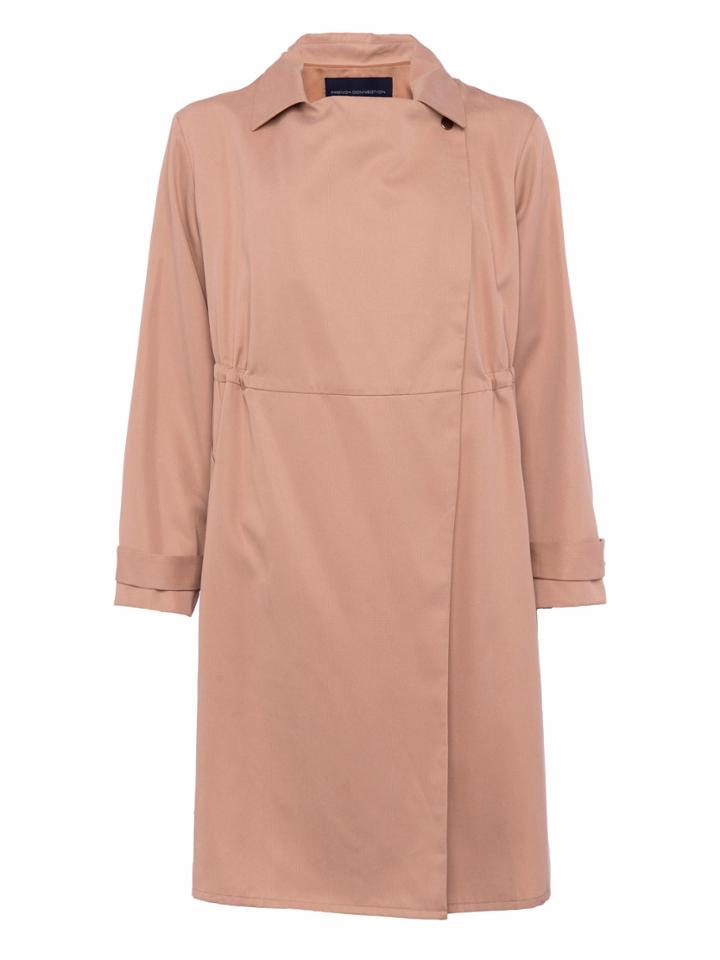 Fcus Erna Drape Long Sleeve Coat