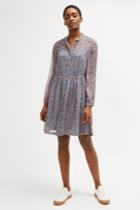 French Connenction Fifine Crinkle Shirt Dress