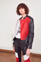 Fcus Evia Leather Belted Waist Jacket