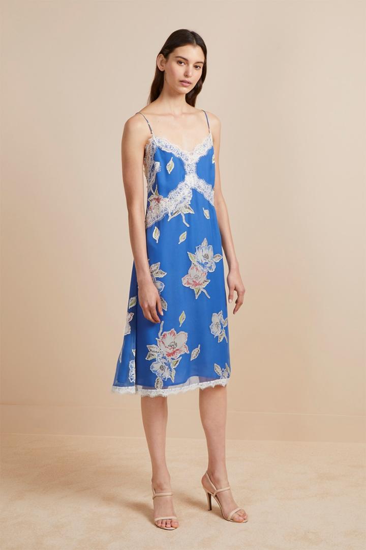 Fcus Cari Devore Floral Cami Dress