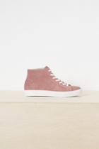 French Connenction Edie Suede High Top Trainers