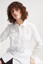 French Connenction Southside Mix Lace Shirt