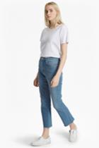 French Connection Ash Denim Cropped Kick Flare Jeans