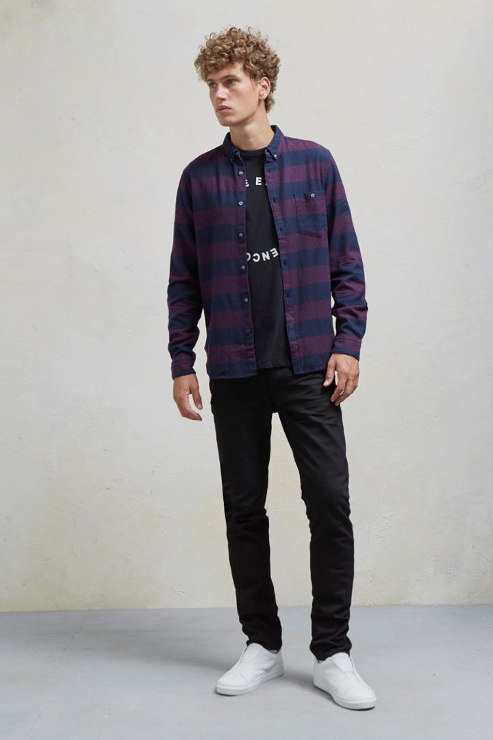 Fcus Classic Flannel Stripe Shirt