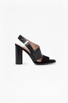 French Connection Urlian Chunky Heeled Slingback Sandals