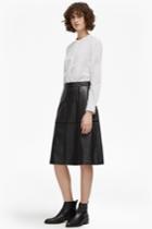 Fcus Gizo Leather A Line Skirt