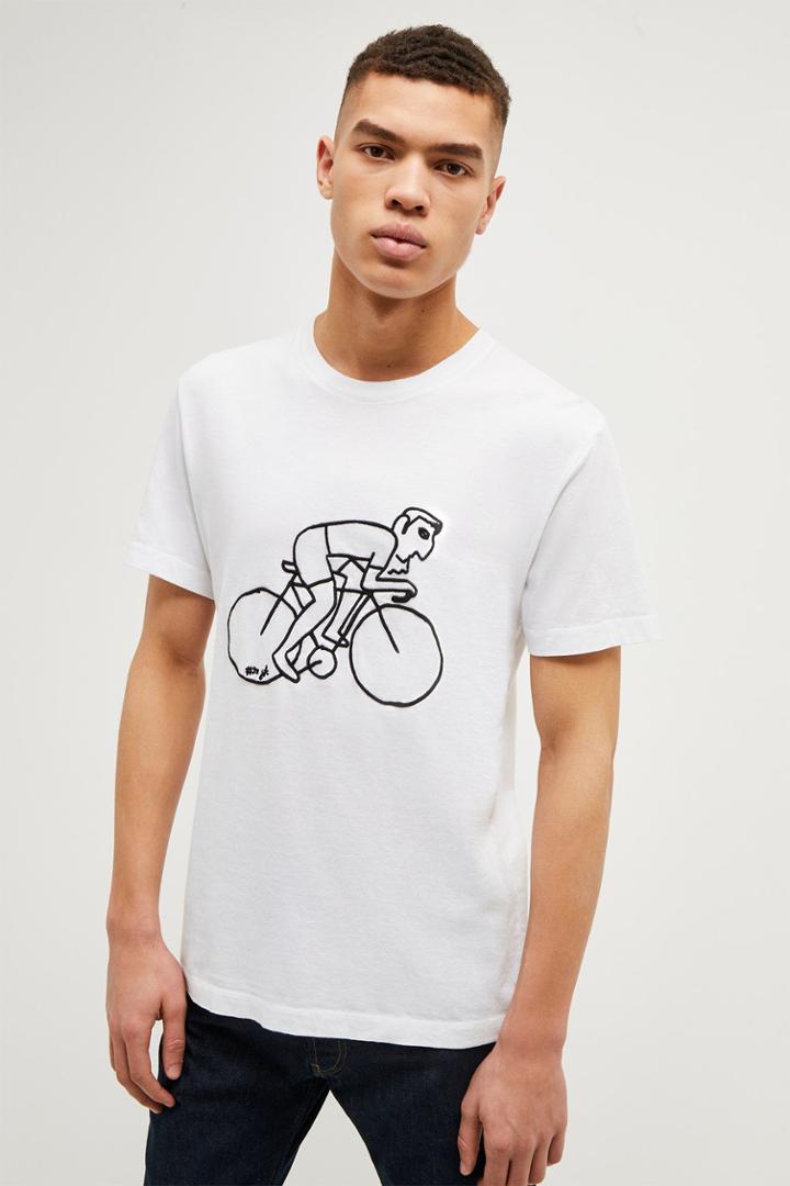 French Connenction Cyclist Graphic T Shirt