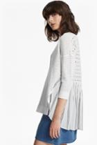 French Connection Max Mix Knit Striped Back Jumper