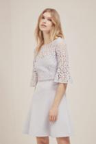 French Connection Whisper Ruth Lace Fit And Flare Dress