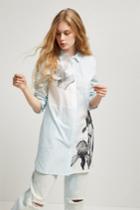 French Connenction Serrana Stripe Cotton Shirt Dress
