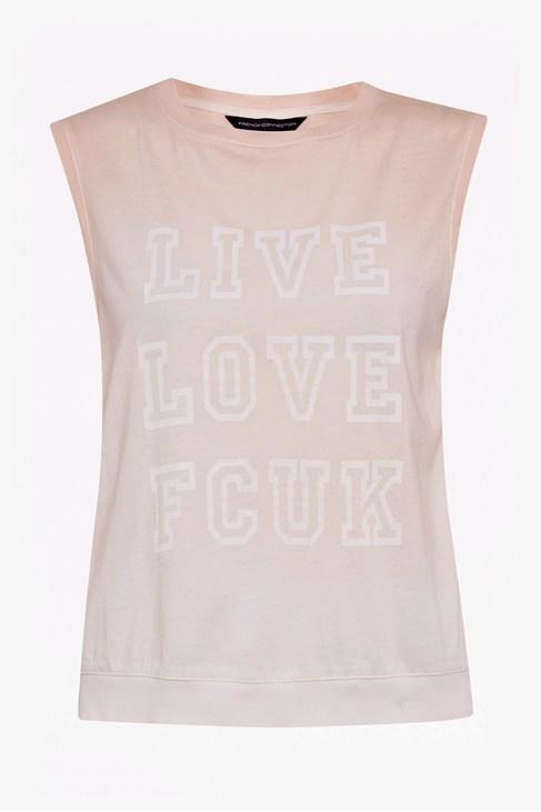French Connection Live Love Tee Top