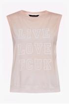 French Connection Live Love Tee Top