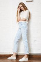 Fcus Aida High Rise Straight Jeans