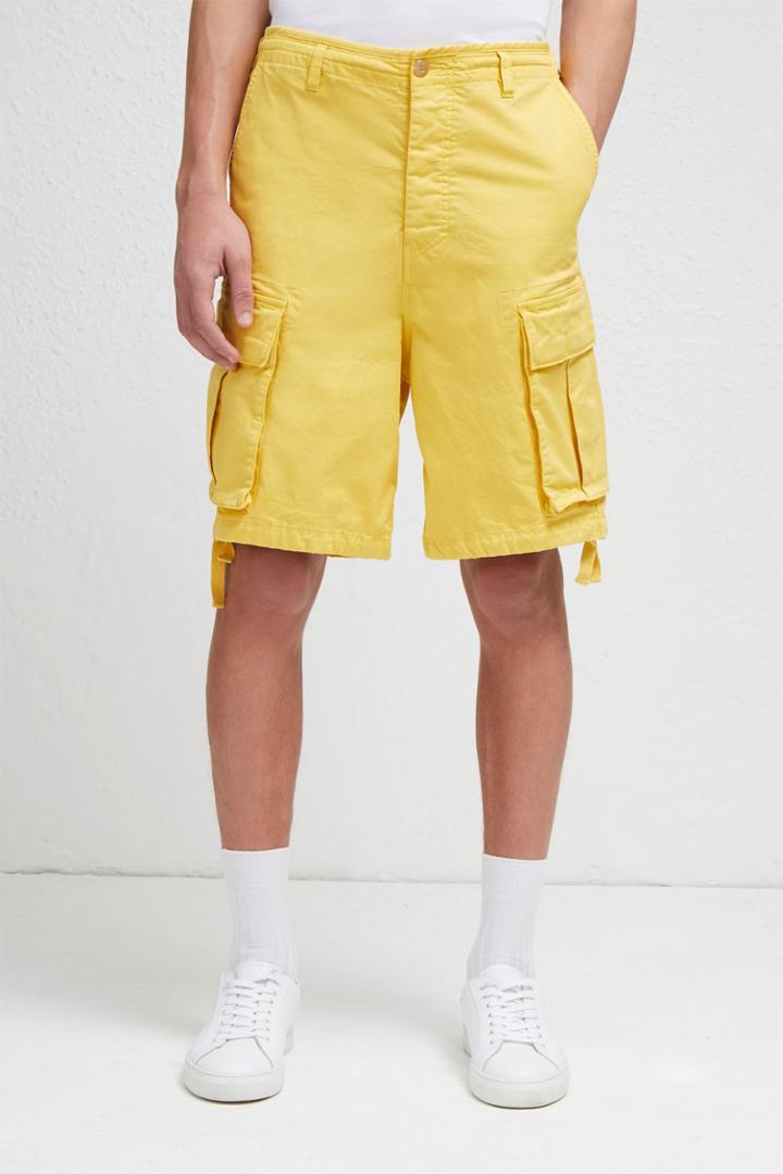 French Connection Garment Dye Military Twill Shorts