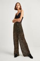 French Connenction Aida Sequin Wide Leg Trousers
