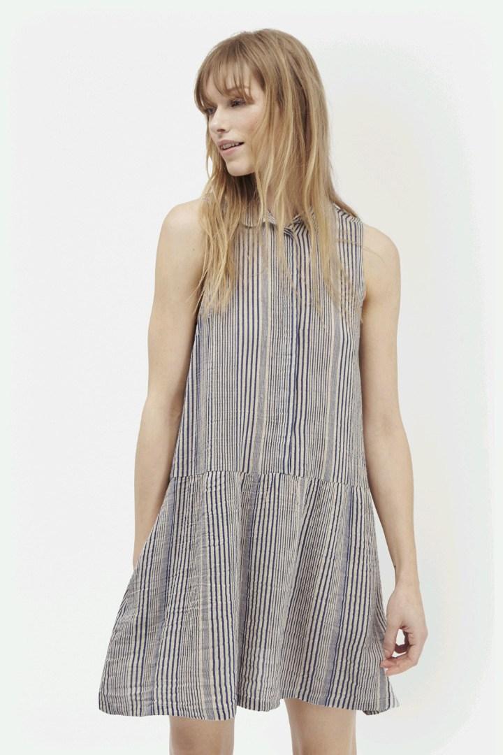 French Connection Serge Stripe Shirt Dress