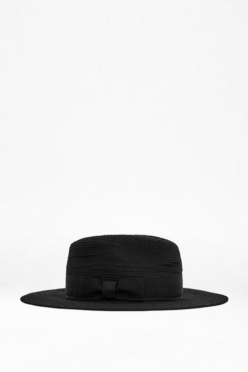 French Connection Textured Bow Trilby