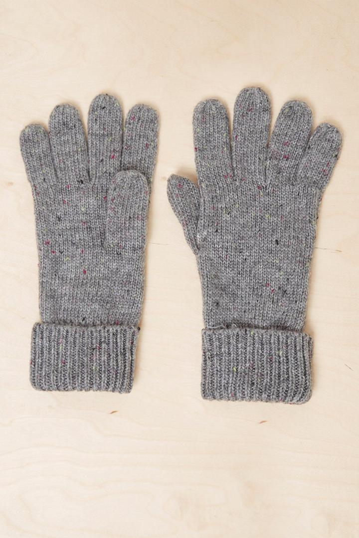 French Connenction Speckle Knitted Gloves