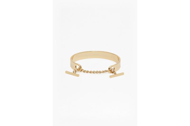 French Connection T-bar Chain Cuff