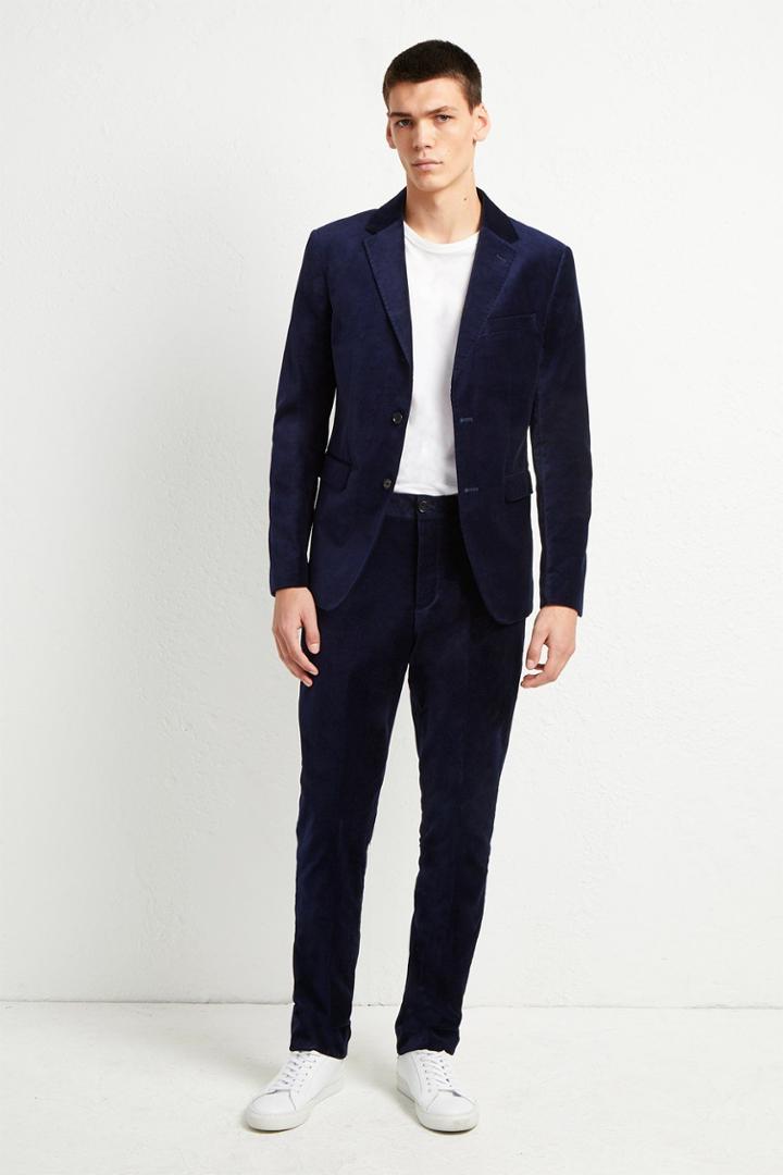 French Connenction Plush Velvet Trousers