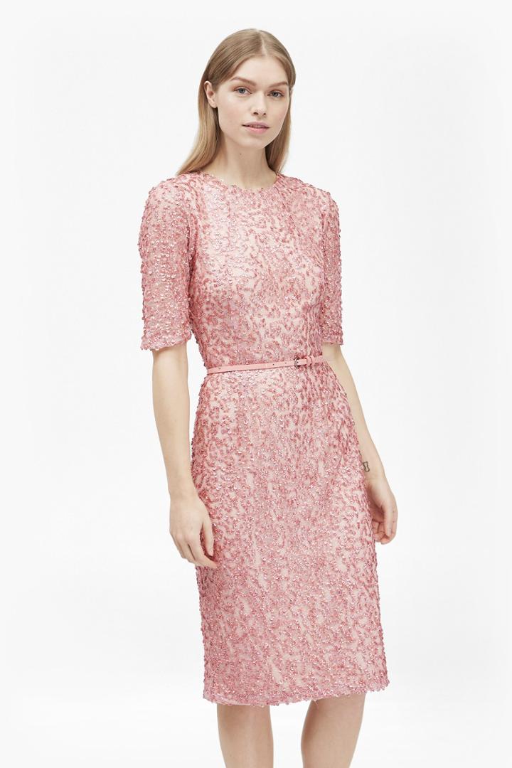 French Connection Celia Belted Sequin Dress